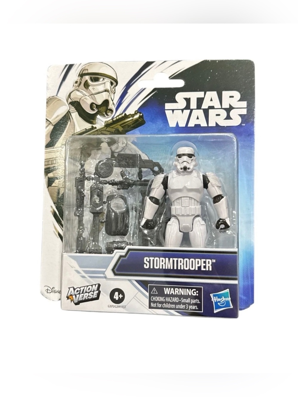 Star Wars Action Verse Stormtrooper Figure By Hasbro 4+ Years Collectible Toy Wi